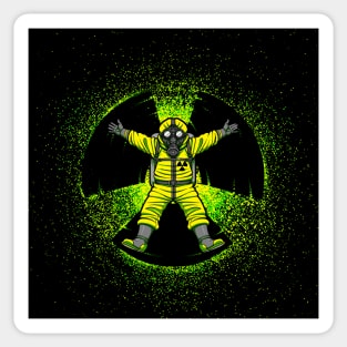 Radioactivity Angel Sticker